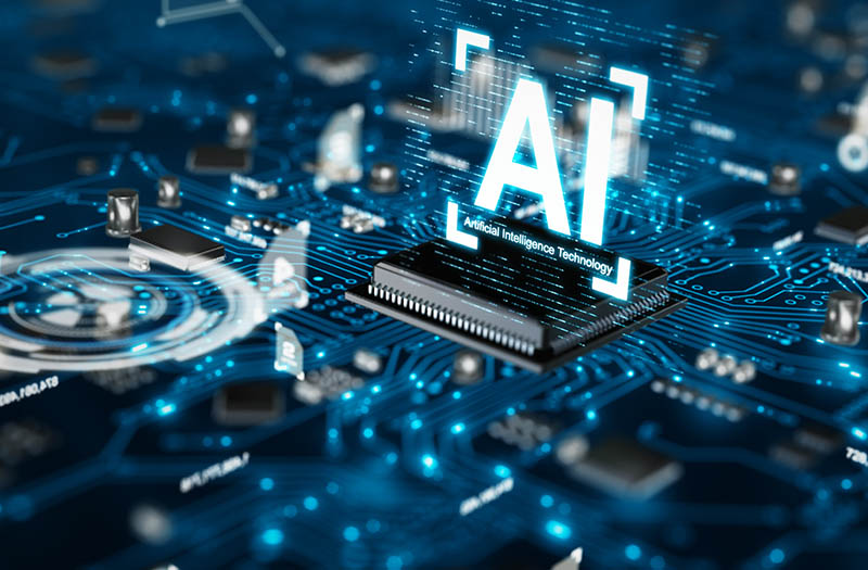 Graphics illustrating various applications of artificial intelligence