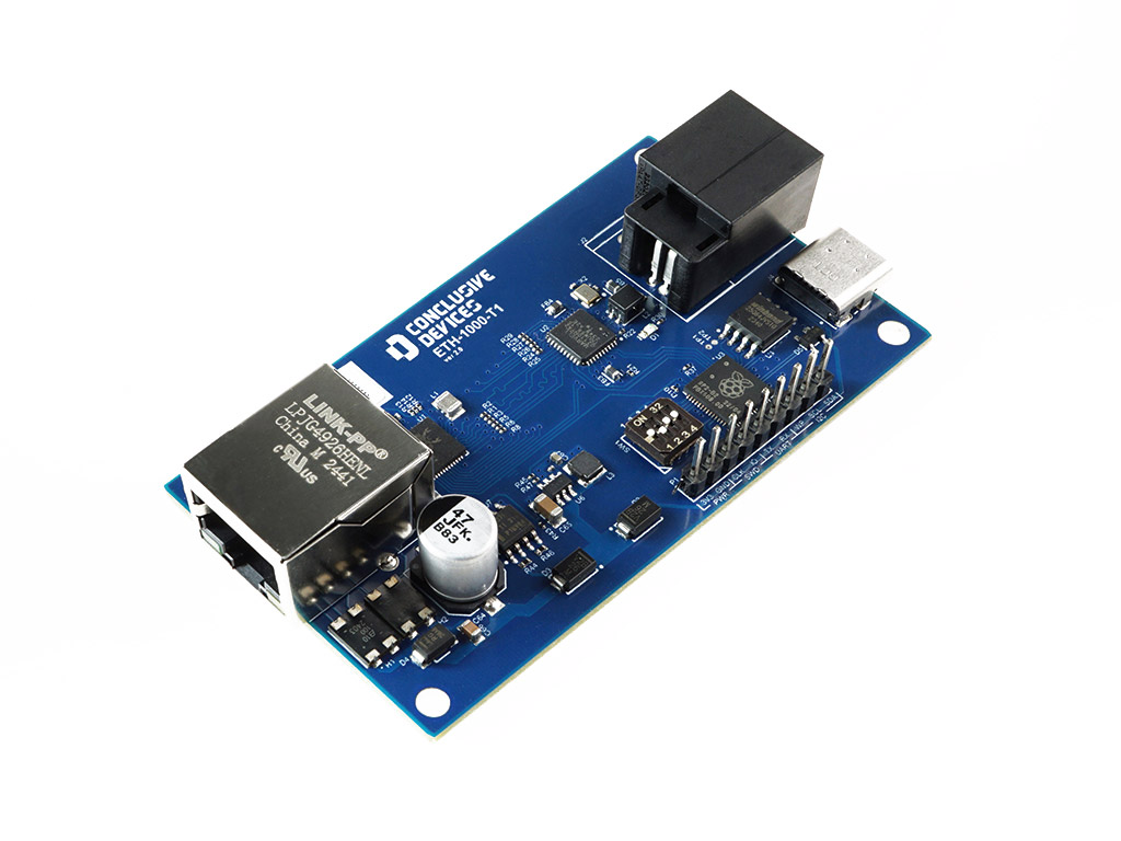 ETH-1000-T1 automotive media converter RJ-45 side